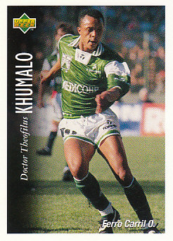 Doctor Khumalo Ferro Carril Oeste 1995 Upper Deck Futbol Argentina #119